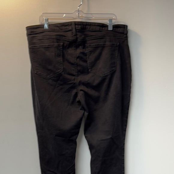 NYDJ Black Skinny Jeans Stretch Size 16 Pockets Straight Leg - Picture 8 of 13